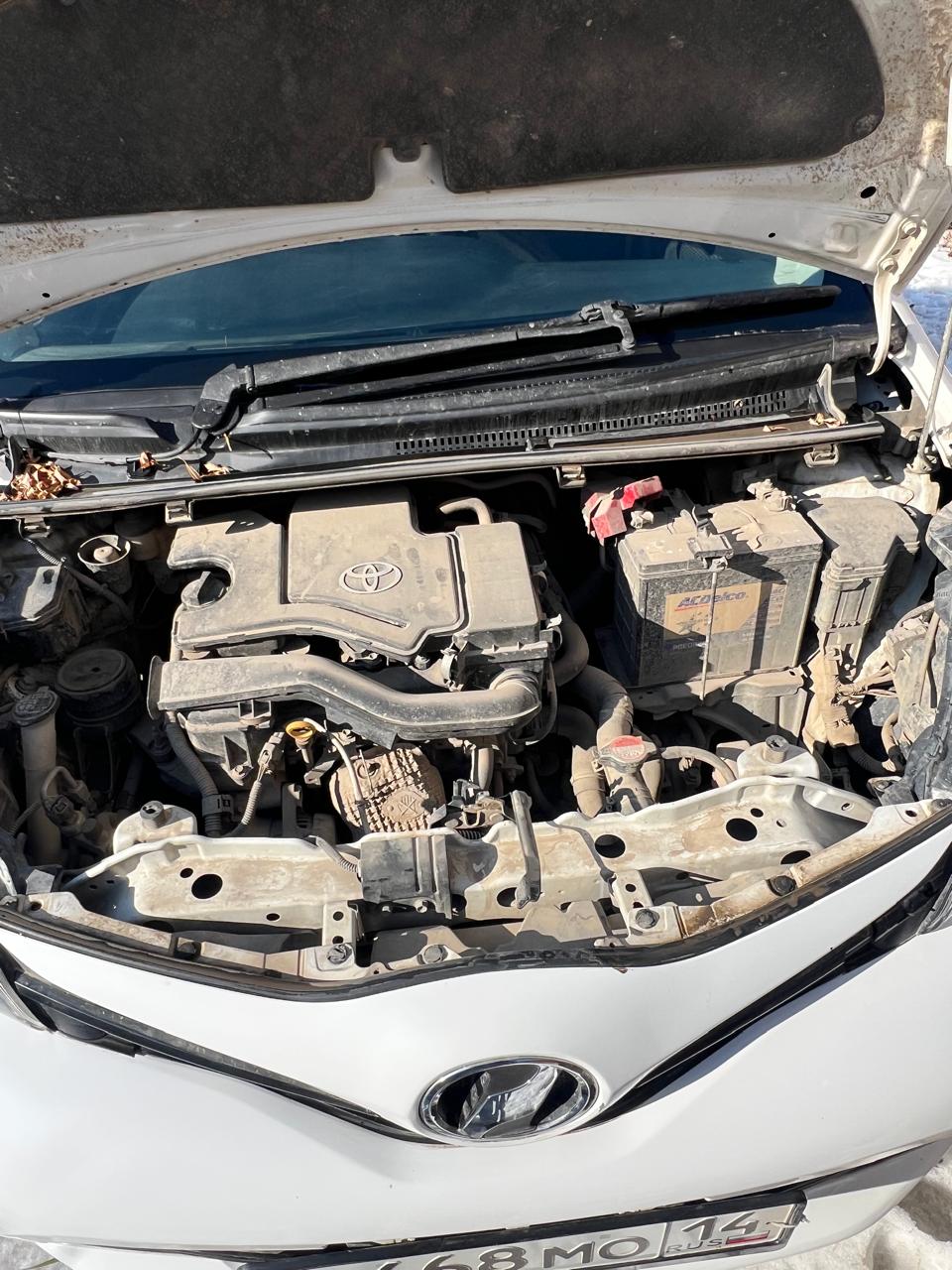 Автомобиль марки TOYOTA модель VITZ 2016 г.в. номер кузова KSP130-2186242