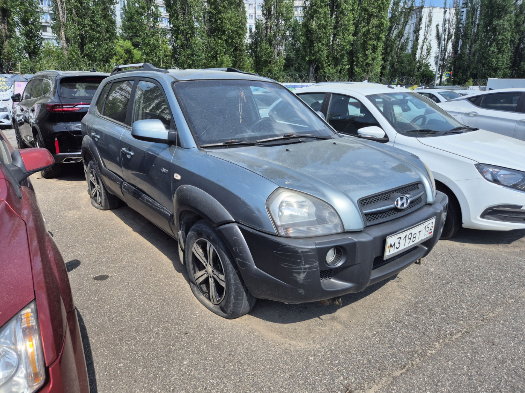 Легковой автомобиль марки: HYUNDAI, модель: Tucson, год выпуска: 2007 г., кузов №: KMHJN81VP8U773775, идентификационный номер (VIN): KMHJN81VP8U773775