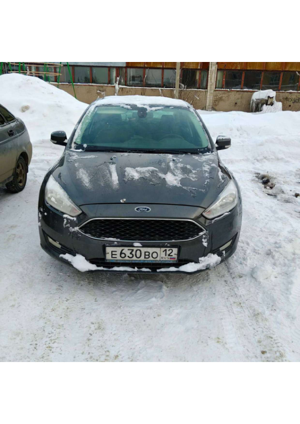 Легковой автомобиль, марка: Ford, модель: Focus, 2015 года выпуска, цвет: серый, VIN: Z6F4XXEEC4FY01841, ПТС: 47 HX 563636, г/н: E630BO12