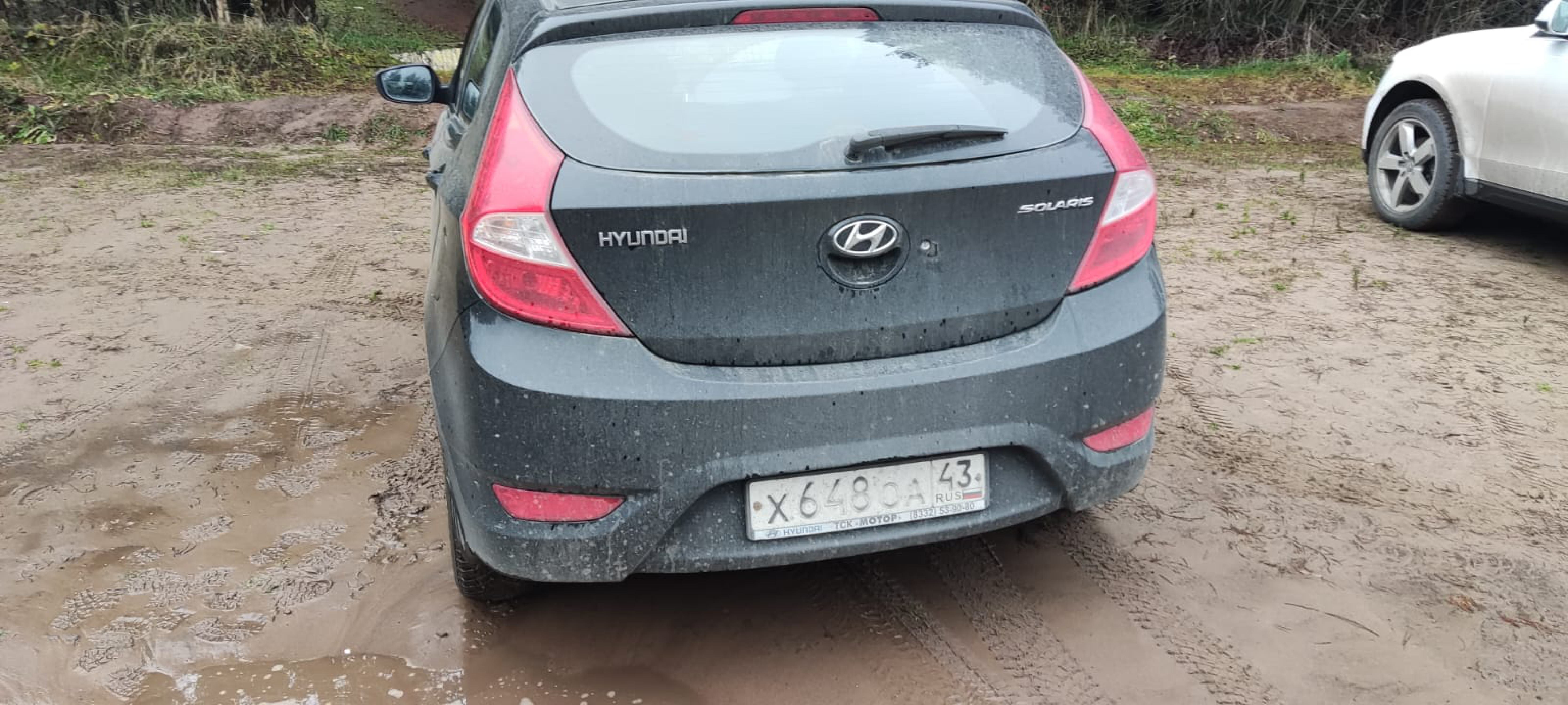 автомобиль марки HYUNDAI модель Solaris 2012 г.в. VIN-номер Z94CT51DACR038555.
