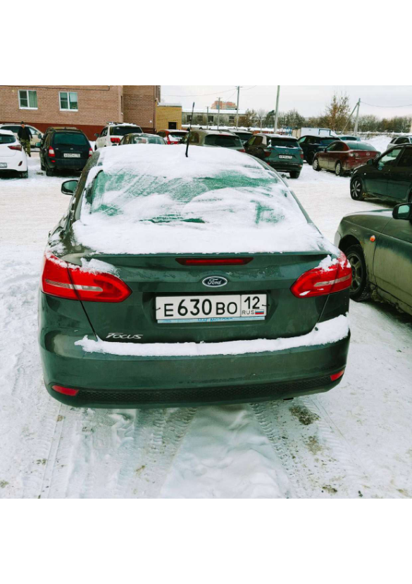 Легковой автомобиль, марка: Ford, модель: Focus, 2015 года выпуска, цвет: серый, VIN: Z6F4XXEEC4FY01841, ПТС: 47 HX 563636, г/н: E630BO12