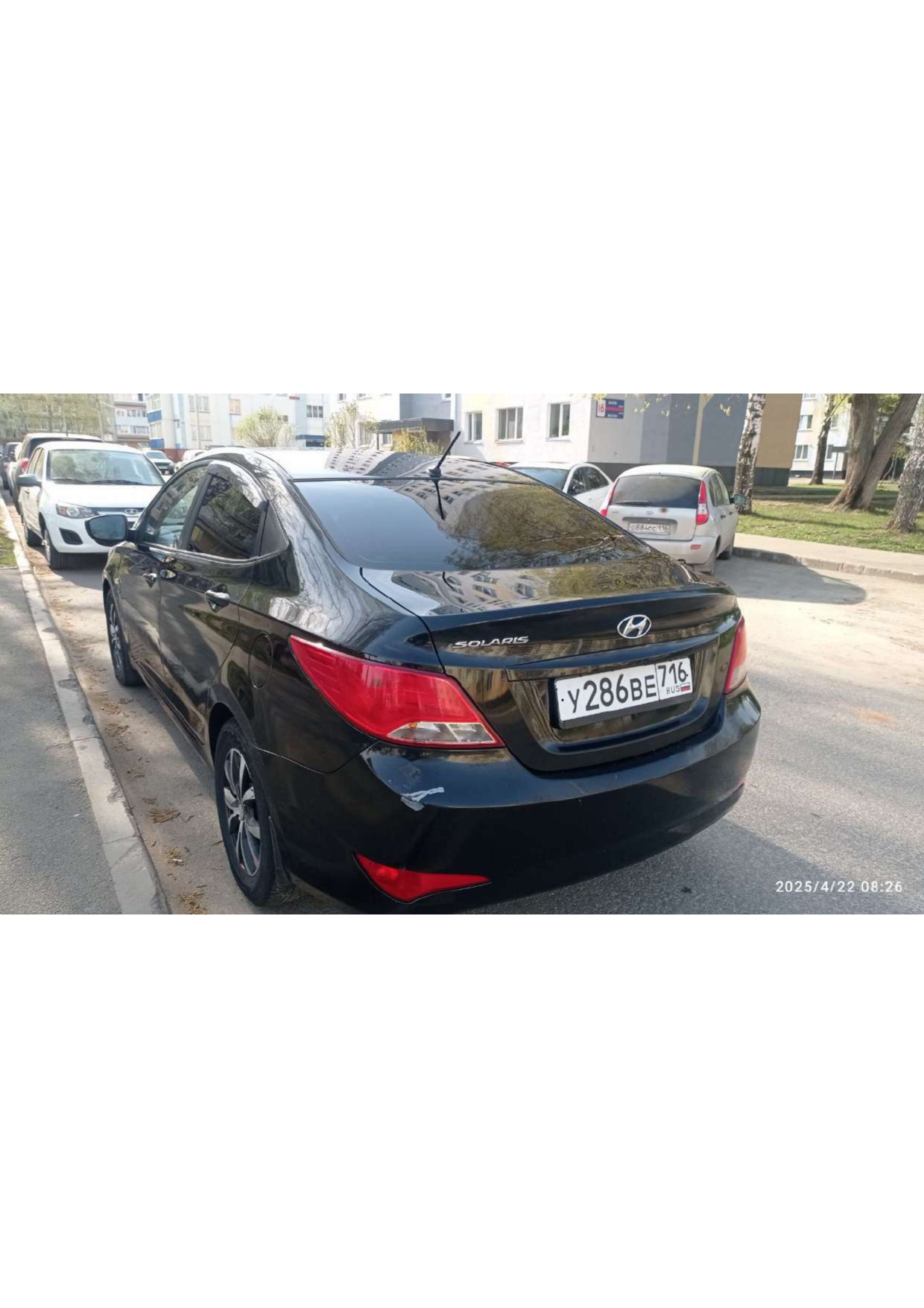 HYUNDAI модель Solaris 2016 г.в. VIN-номер Z94CT41DAHR500241