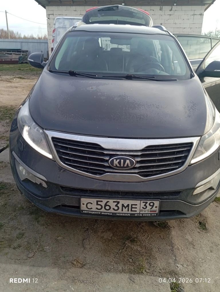 Автомобиль марки KIA модель Sportage 2013 г.в. VIN-номер XWEPC811DD003511