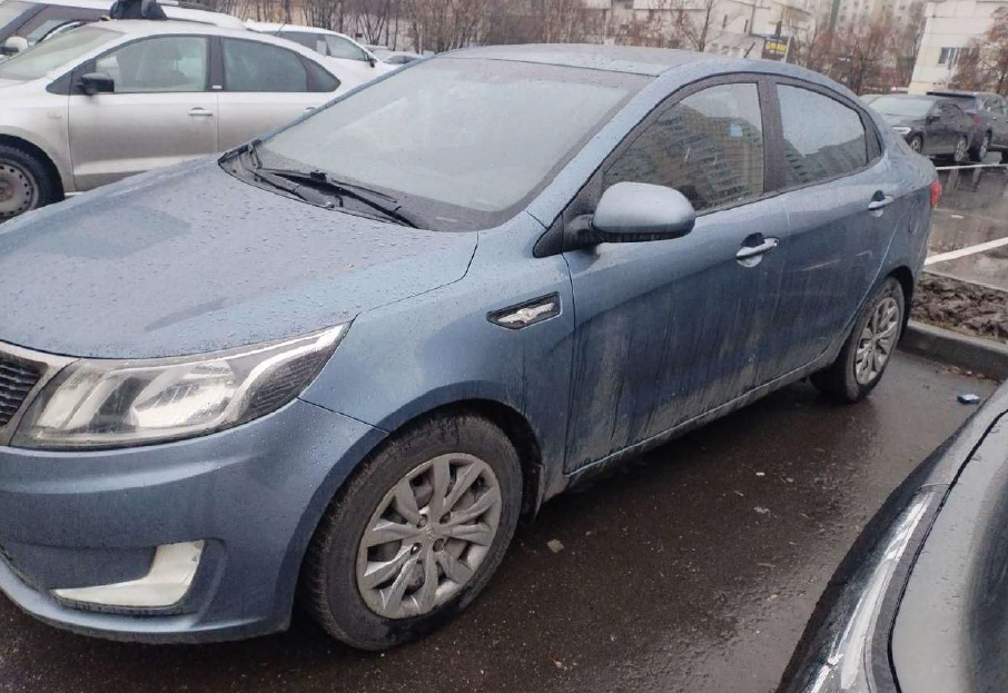 Легковой автомобиль марки: KIA, модель: Rio, год выпуска: 2013 г., идентификационный номер (VIN): Z94CB41BADR159785