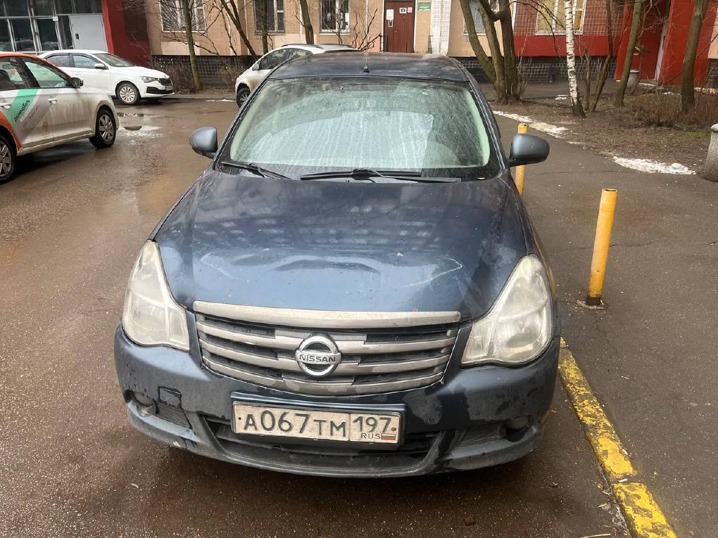 Автомобиль марки НИССАН модель АЛЬМЕРА 2015 г.в. VIN-номер Z8NAJL01052464387