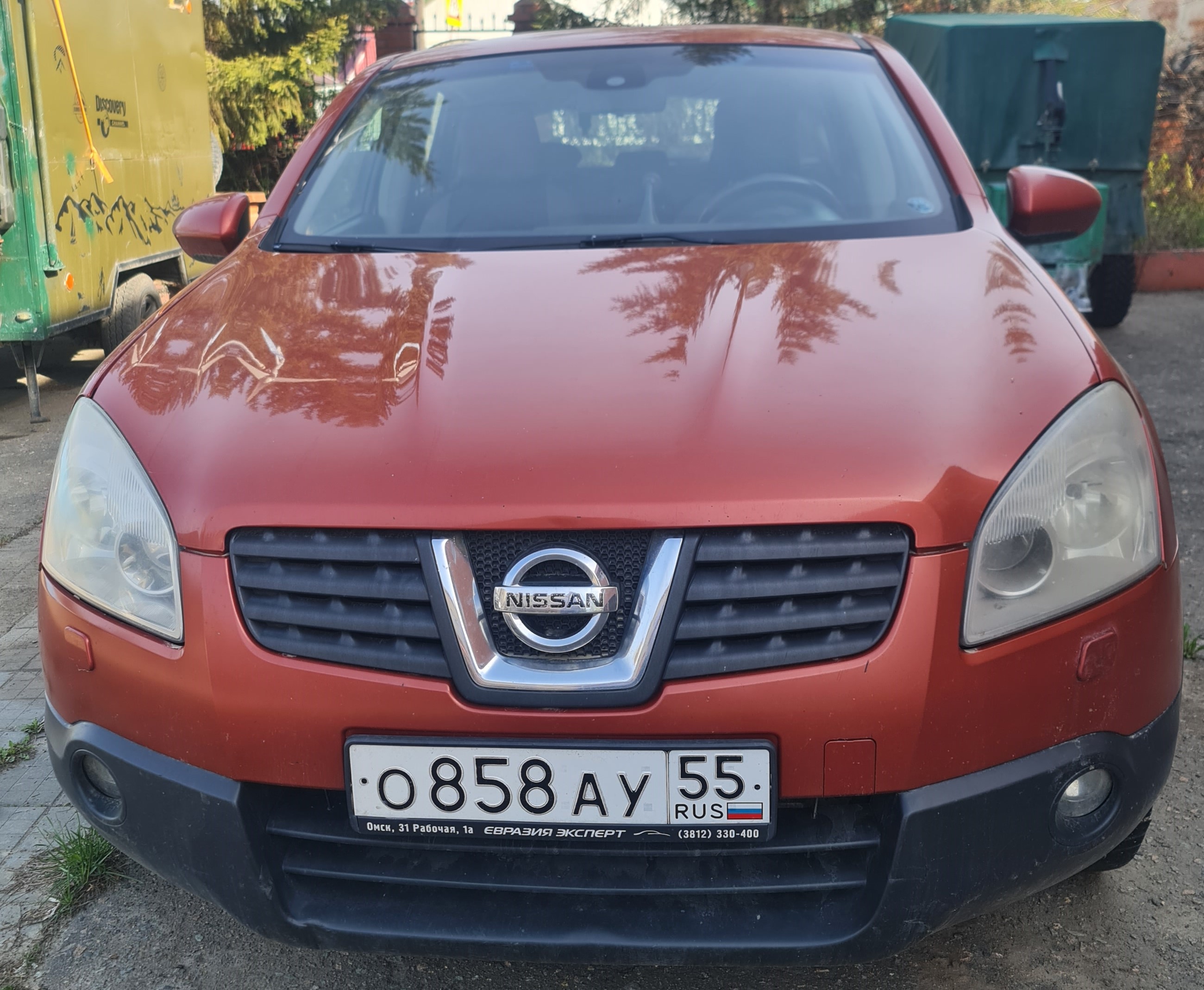 Автомобиль марки NISSAN, модель Qashqai, 2008 года выпуска, VIN: SJNFAAJ10U1325059