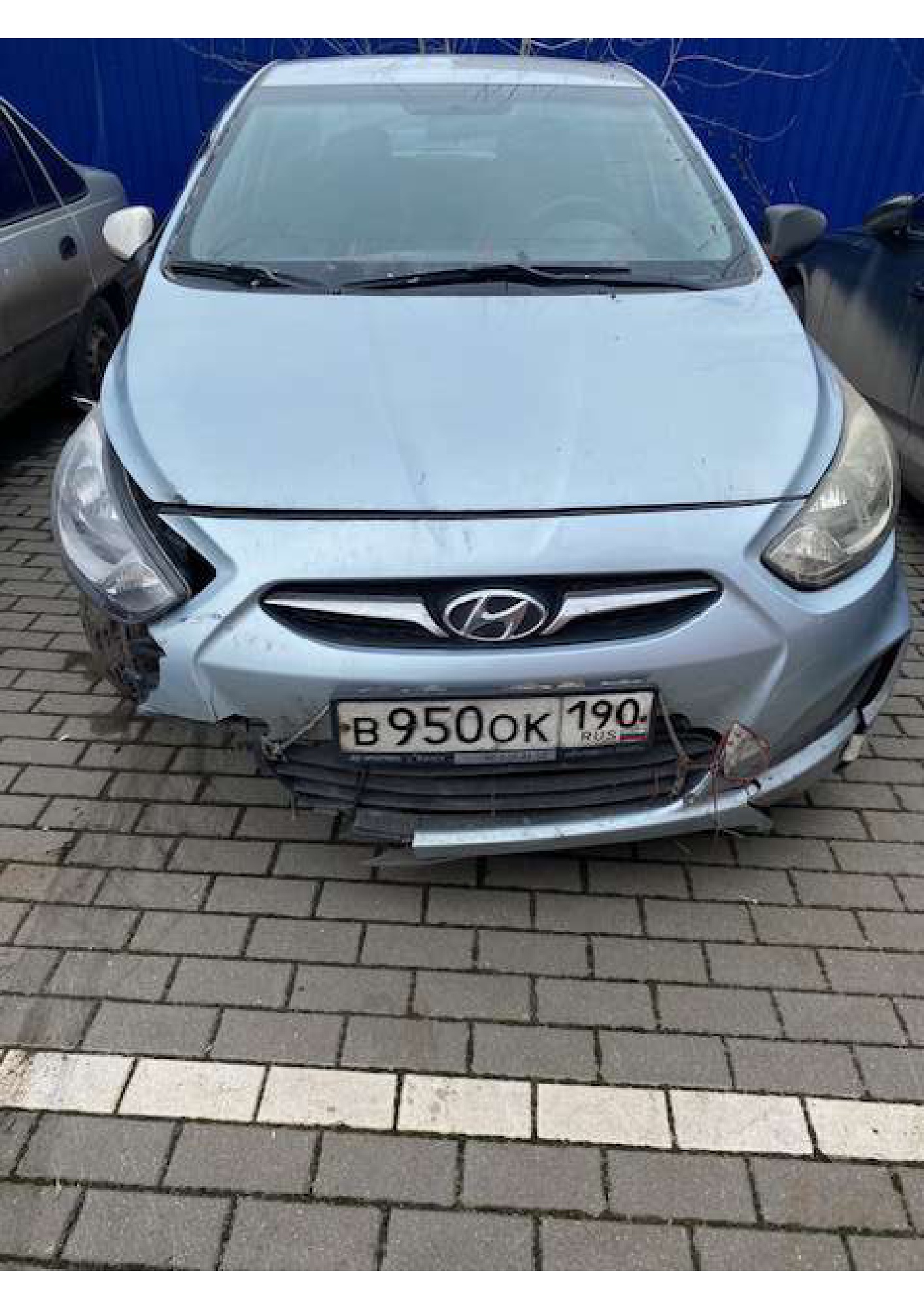 Автомобиль марки HYUNDAI модель Solaris 2011 г.в. VIN- номер Z94CT41DABR042121