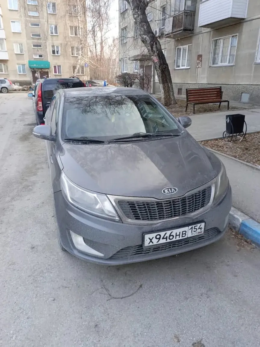 Легковой автомобиль марки KIA, модели RIO, год выпуска 2012 г., идентификационный номер (VIN): Z94CC41BBDR072033