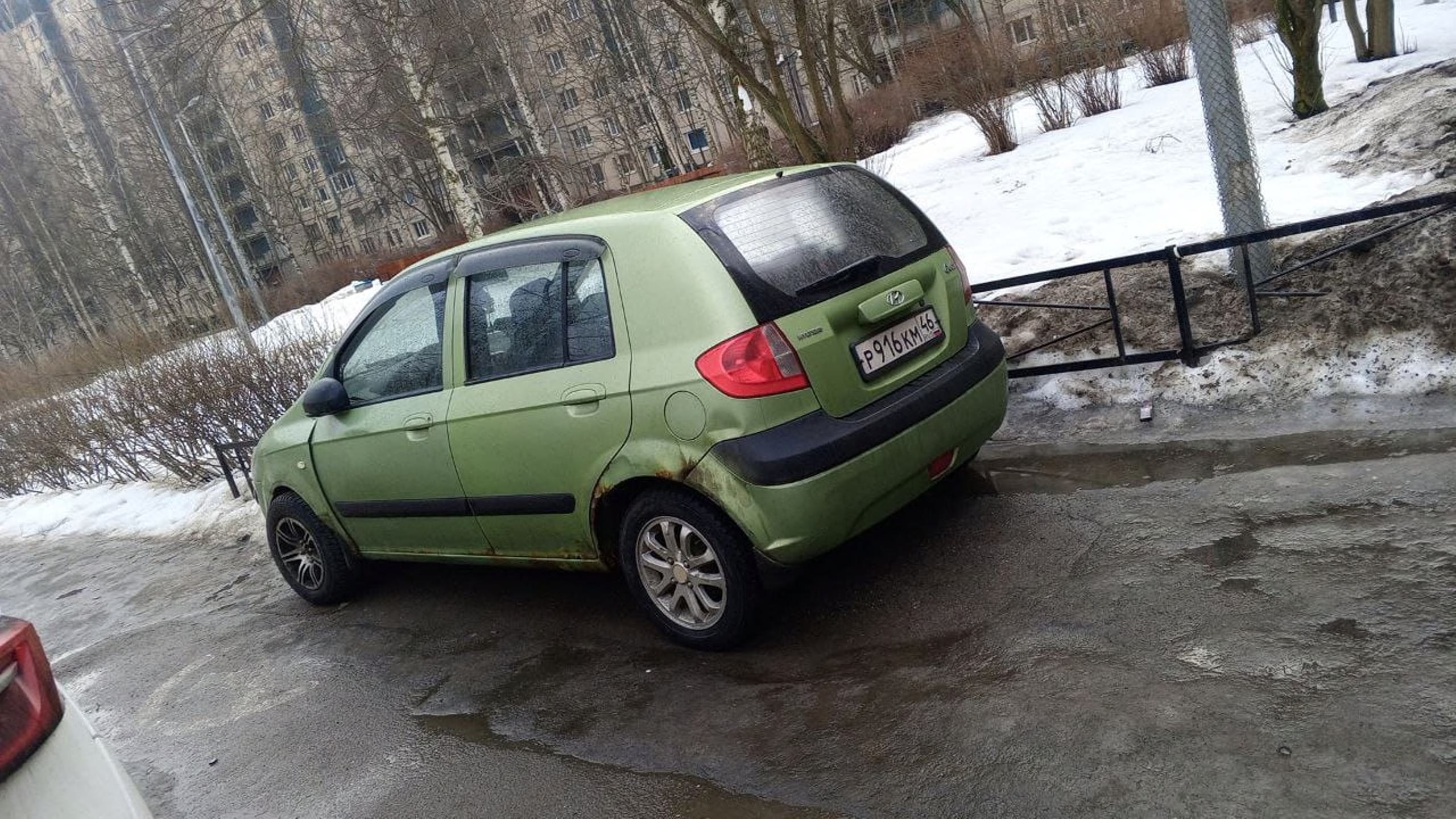 Легковой автомобиль марки: HYUNDAI, модель: GETZ GLS 1.4 MT, год выпуска: 2008г., идентификационный номер (VIN): KMHBU51DP8U829653