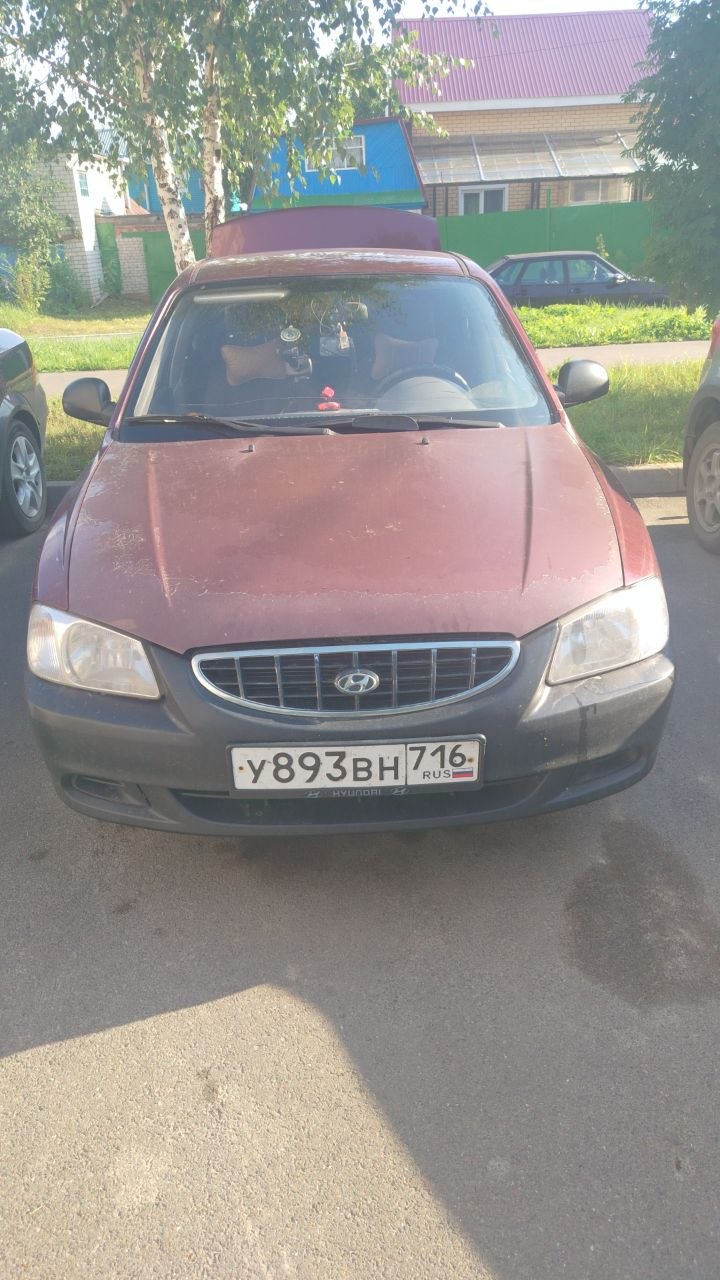 Автомобиль марки HYUNDAI модель Accent 2008 г.в. VIN-номер X7MCF41GP8A158686