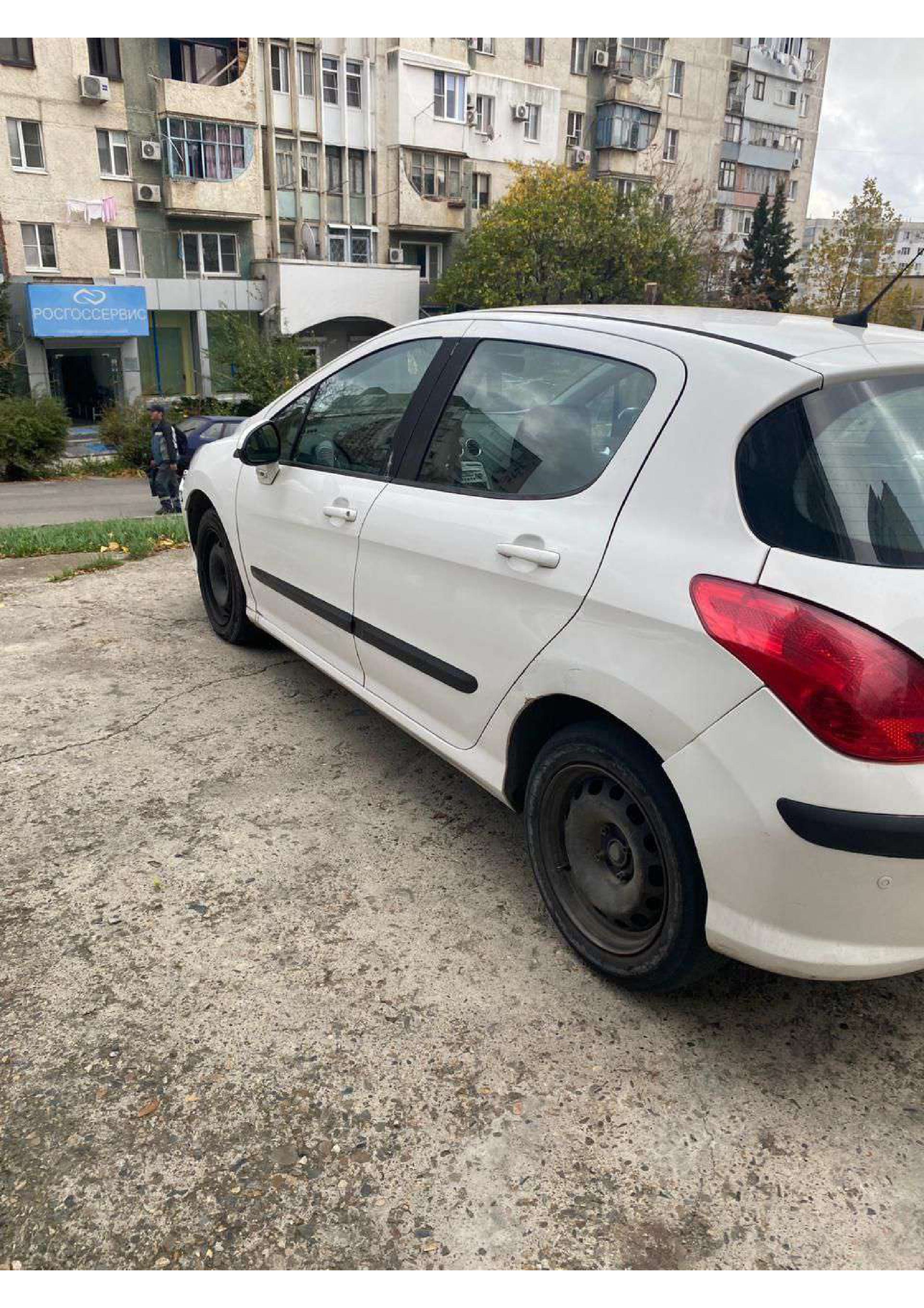 Автомобиль марки PEUGEOT модель 308 2010 г.в. VIN-номер Z8T4C5FS9AM013604