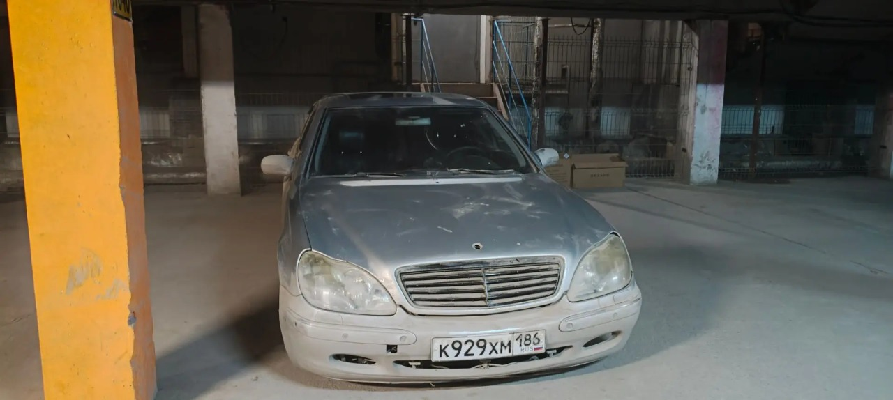 Автомобиль марки MERCEDES-BENZ модель S320 1999 г.в. VIN-номер WDB2200651A021870