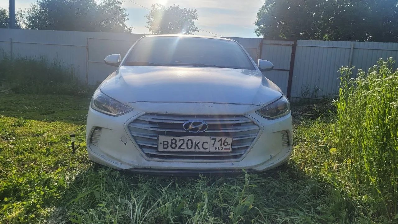 Автомобиль марки HYUNDAI модель Elantra 2018 г.в. VIN номер XWEDB41CAJ0001992