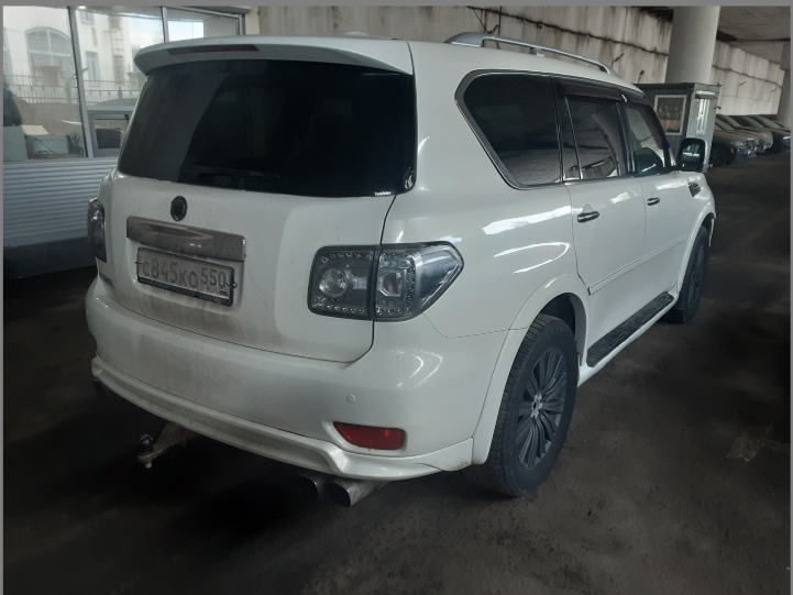Автомобиль марки NISSAN модель Patrol 2011 г.в. VIN - номер JN1TANY62U0016685