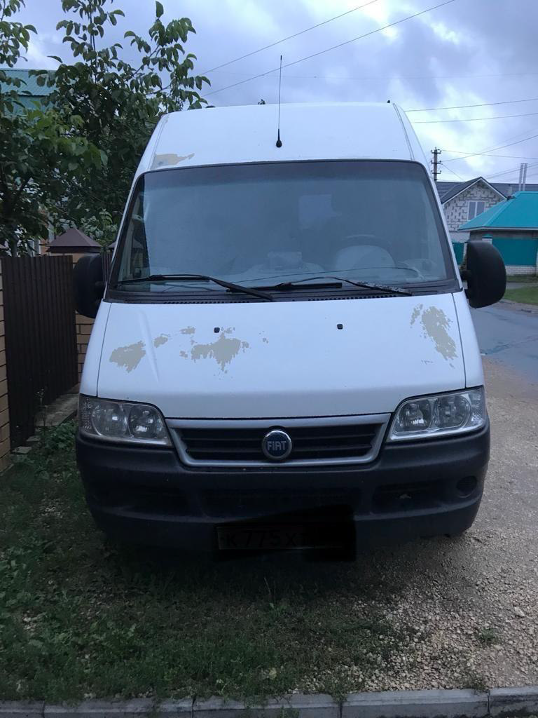 Транспортное средство марки: Fiat, модель: Ducato, год выпуска: 2011 г., идентификационный номер: (VIN): Z7G244000BS025410