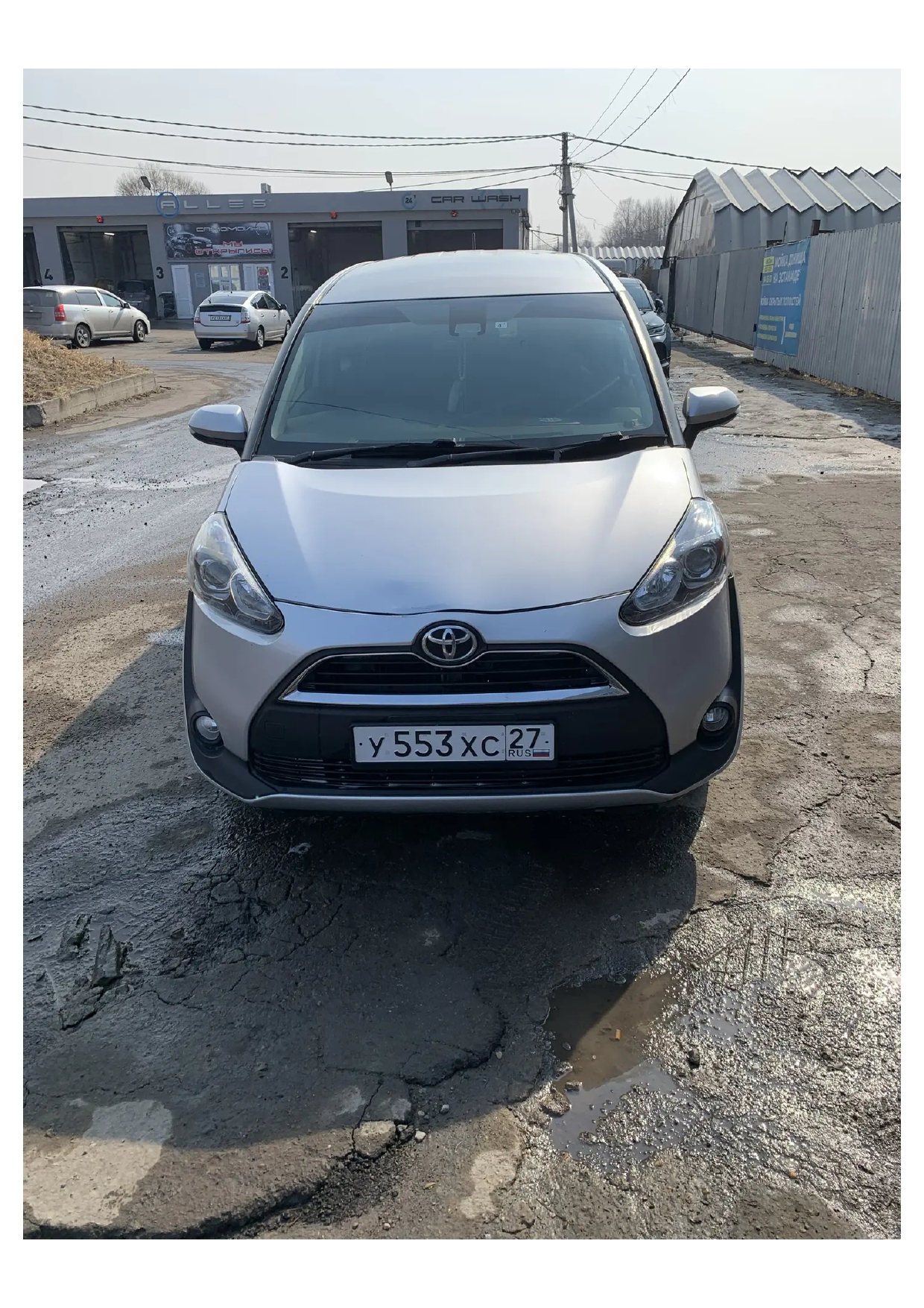 Легковой автомобиль марки: TOYOTA, модели: SIENTA, год выпуска: 2017г., кузов №:NSP170-7101990