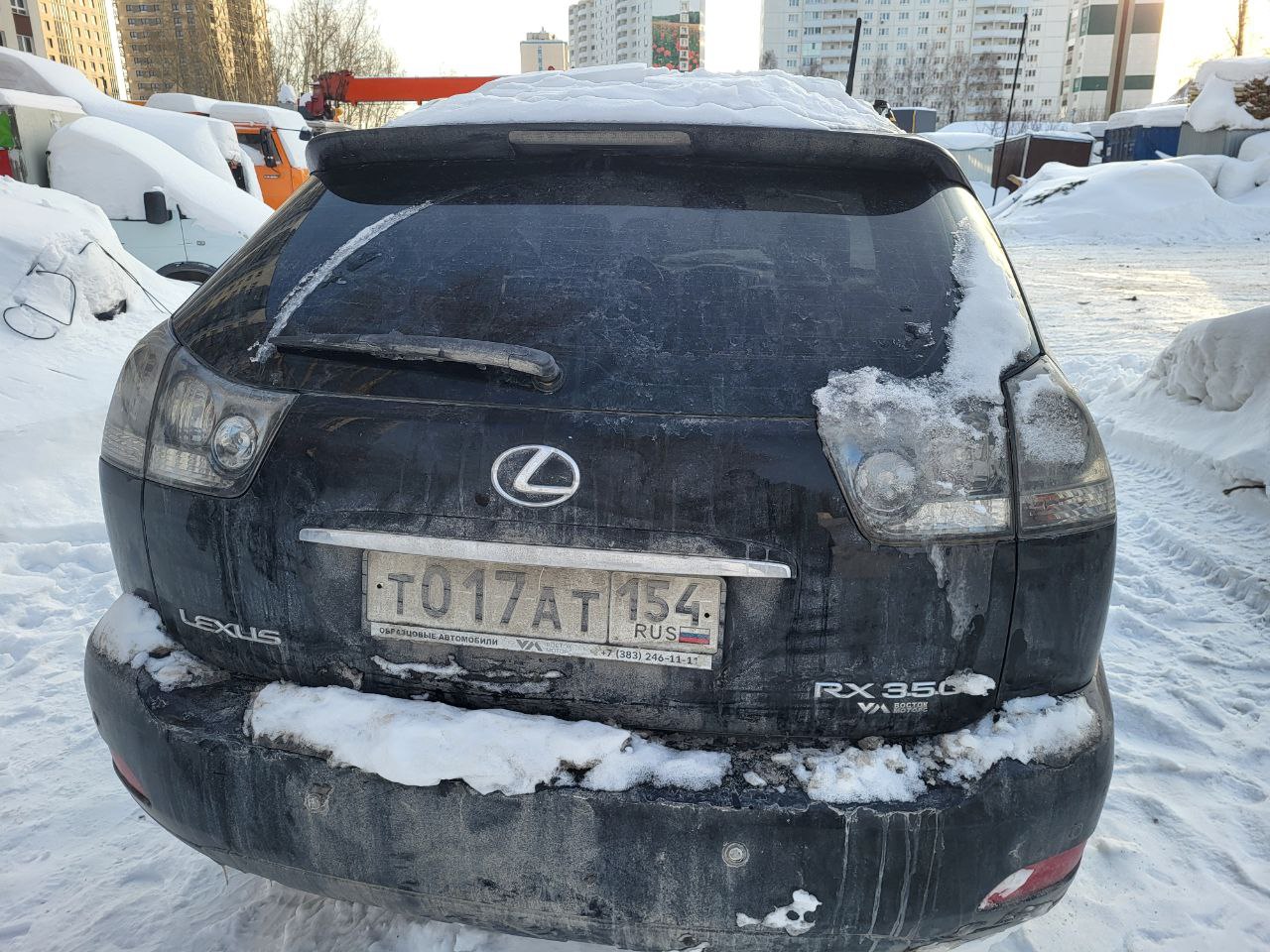 Автомобиль марки LEXUS модель RX350 2007 г.в. VIN-номер JTJHK31U902041793