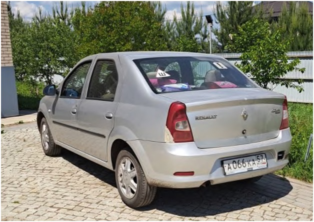 Легковой автомобиль марки: RENAULT, модели: Logan, год выпуска: 2013 г., идентификационный номер (VIN): X7LLSRB2HDH683076. Транспортное средство является предметом залога ПАО Совкомбанк