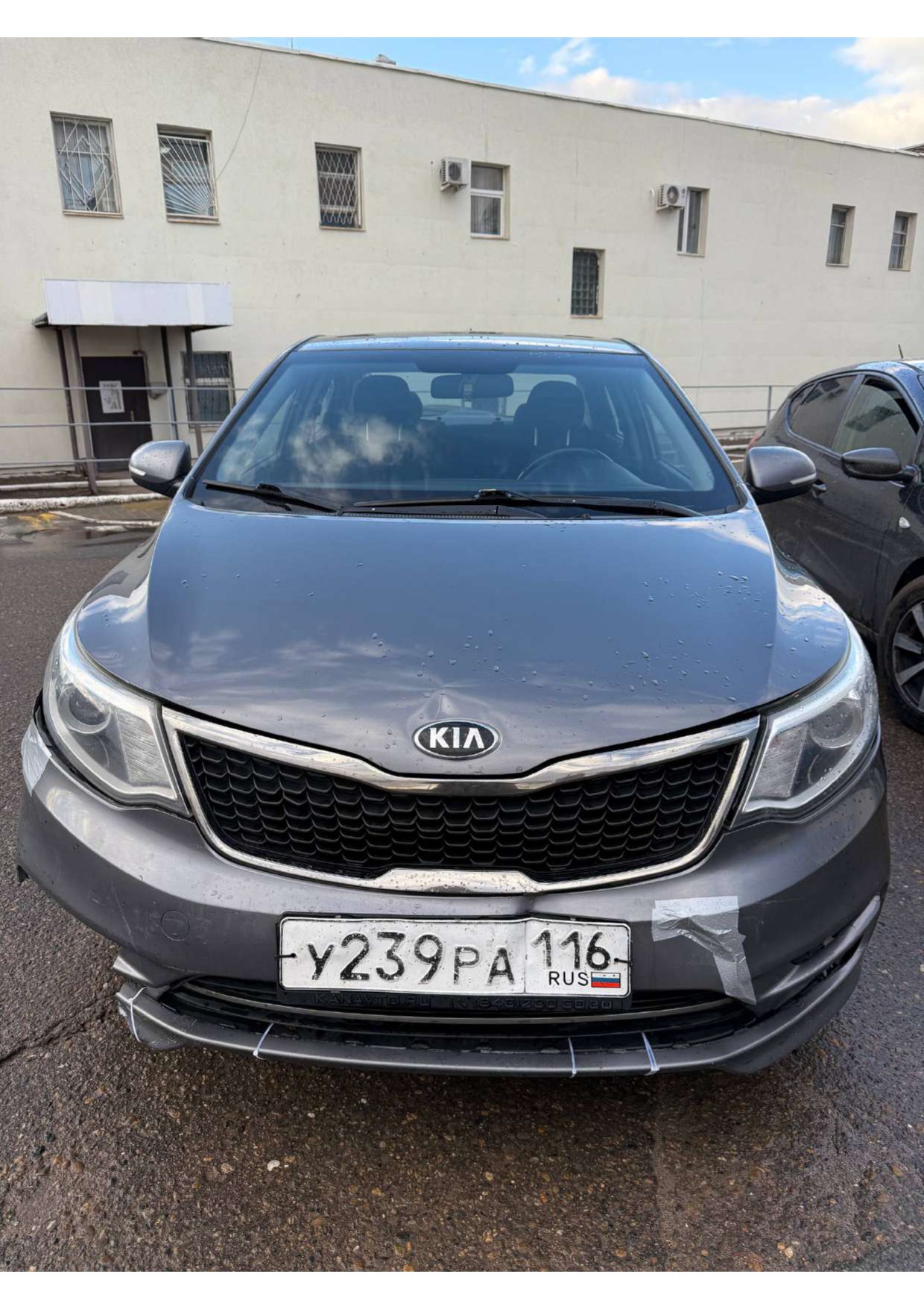 Легковой автомобиль марки: KIA, модель: Rio, год выпуска: 2015 г., идентификационный номер (VIN): Z94CC41BBGR286720.