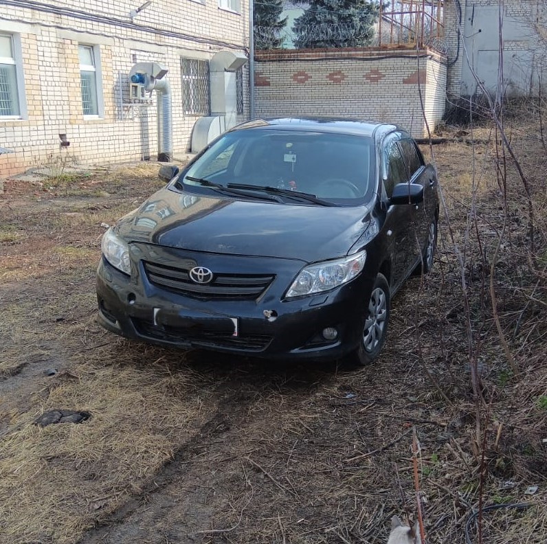 Автомобиль марки TOYOTA модель Corolla 2008 г.в. VIN-номер JTNBM58E803504218. Имущество находится в залоге у ПАО Совкомбанк.