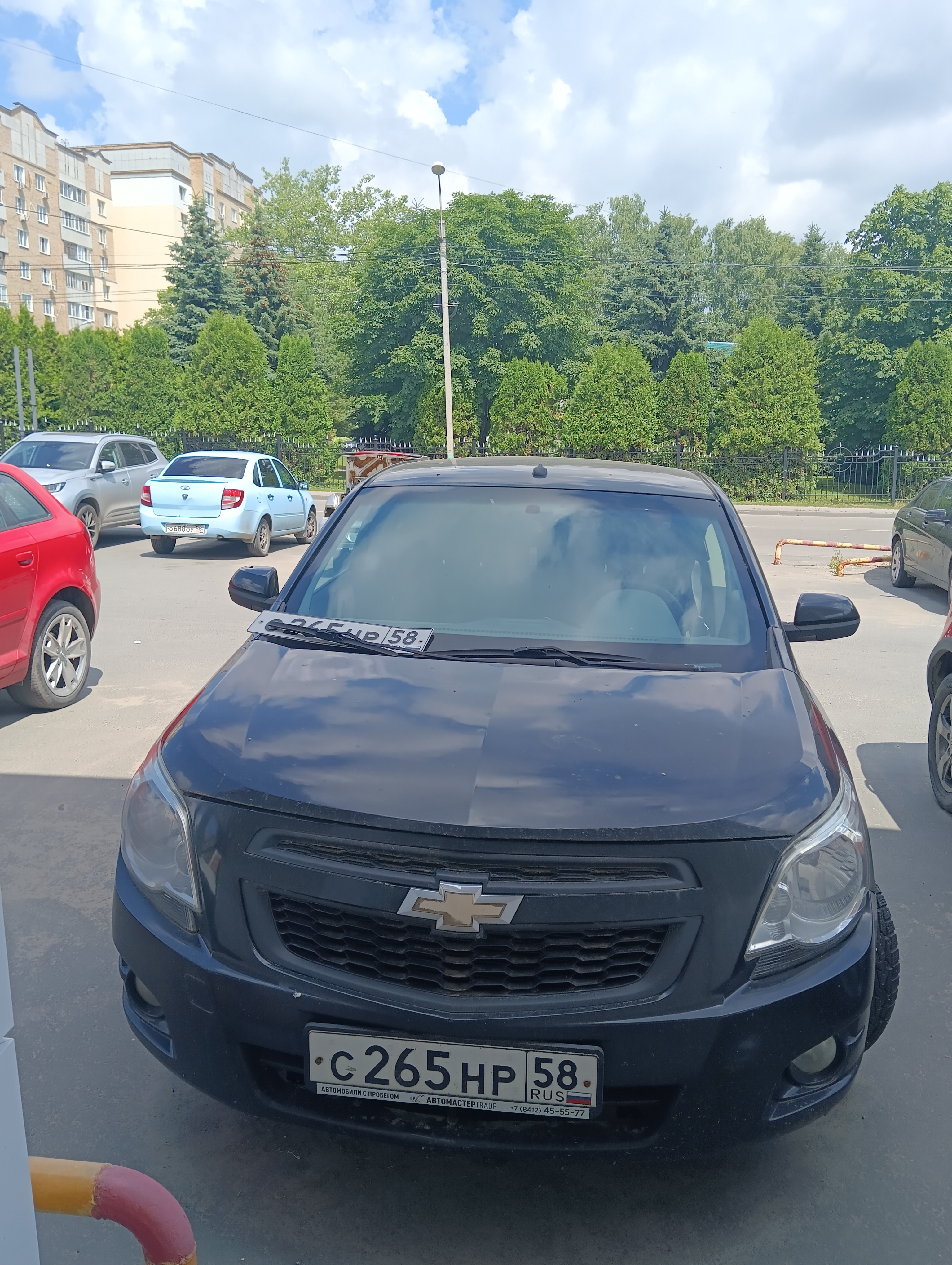 Легковой автомобиль марки: Chevrolet, модель: Cobalt, идентификационный номер (VIN): XWBJF69VJDA029081, кузов №: XWBJF69VJDA029081. Имущество находится в залоге ПАО "Совкомбанк".