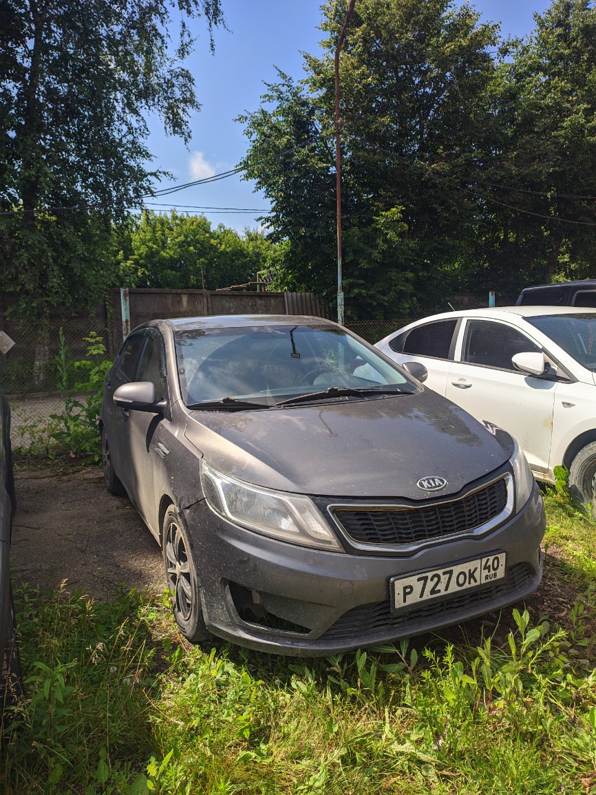 Автомобиль марки KIA модель Rio 2012 г.в. VIN-номер Z94CC51BADR013294