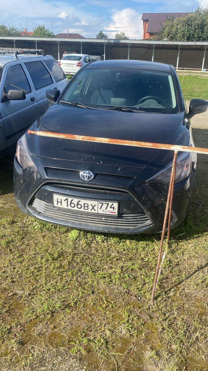 Автомобиль марки TOYOTA модель Yaris 2017 г.в. VIN-номер 3MYDLBYV9HY185270