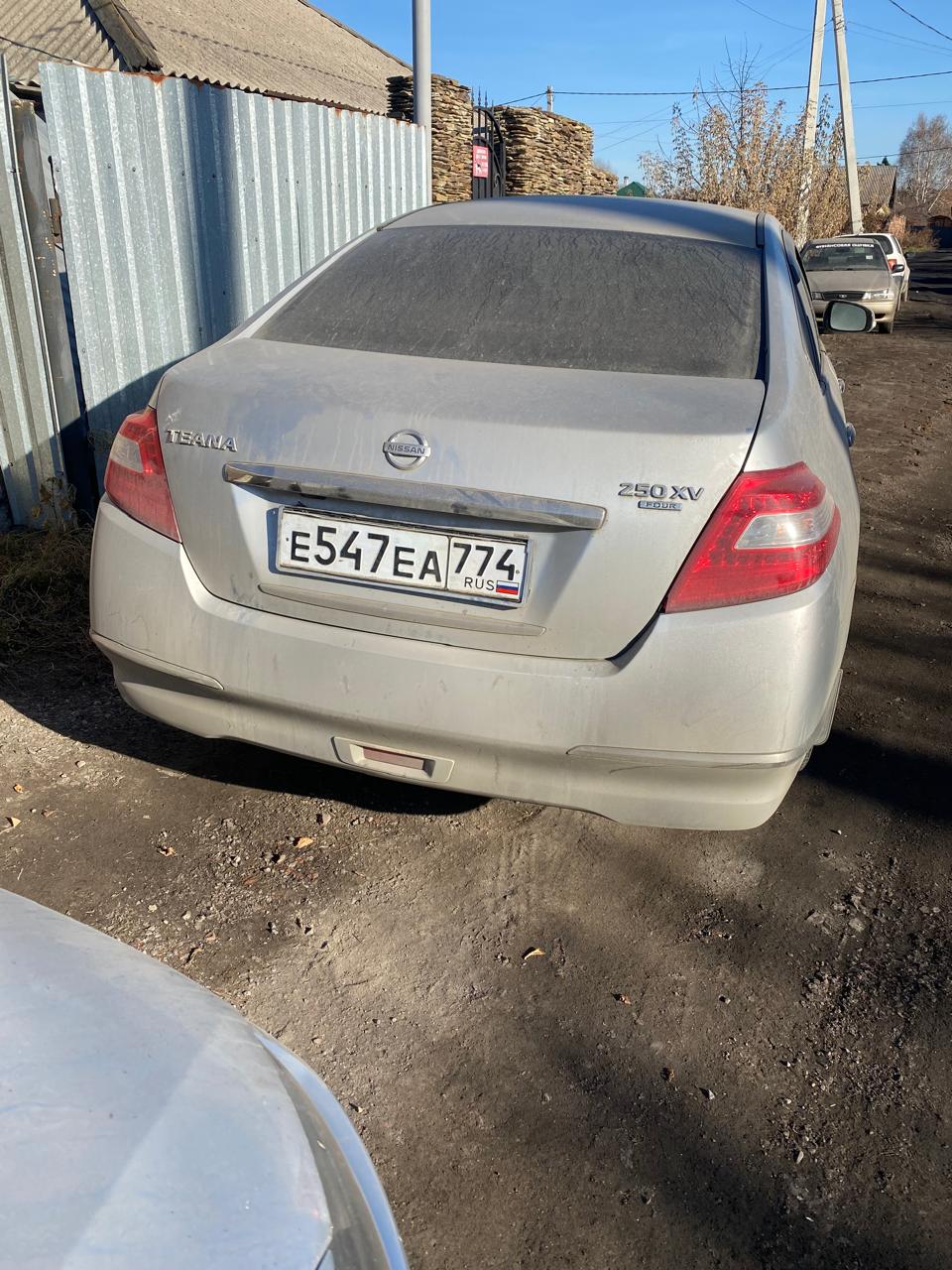Автомобиль марки НИССАН модель ТЕАНА 2010 г.в. VIN-номер Z8NBCWJ32AS006800