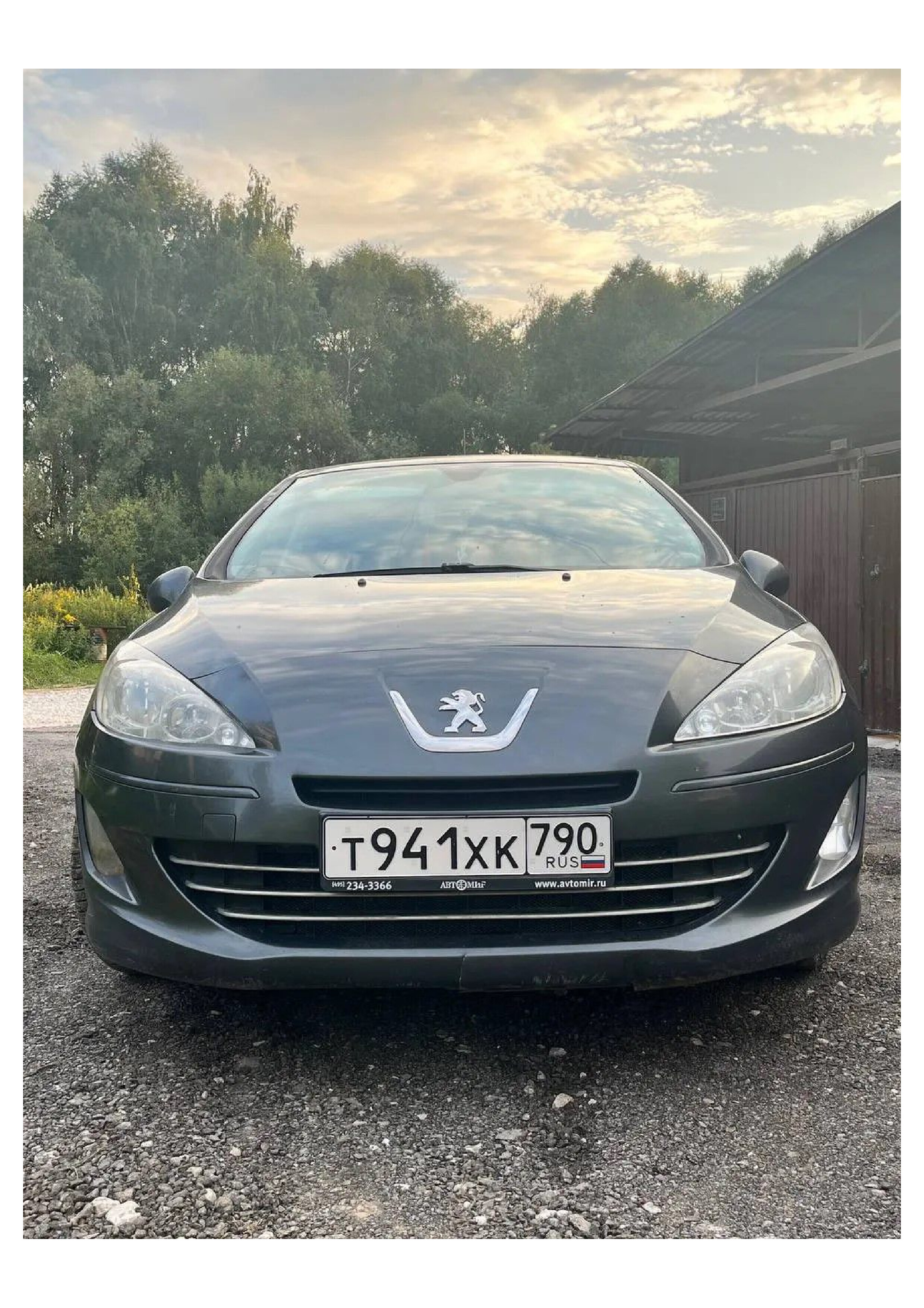 автомобиль марки PEUGEOT модель 408, 2014 г.в. VIN-номер Z8T4D5FEAEM034844