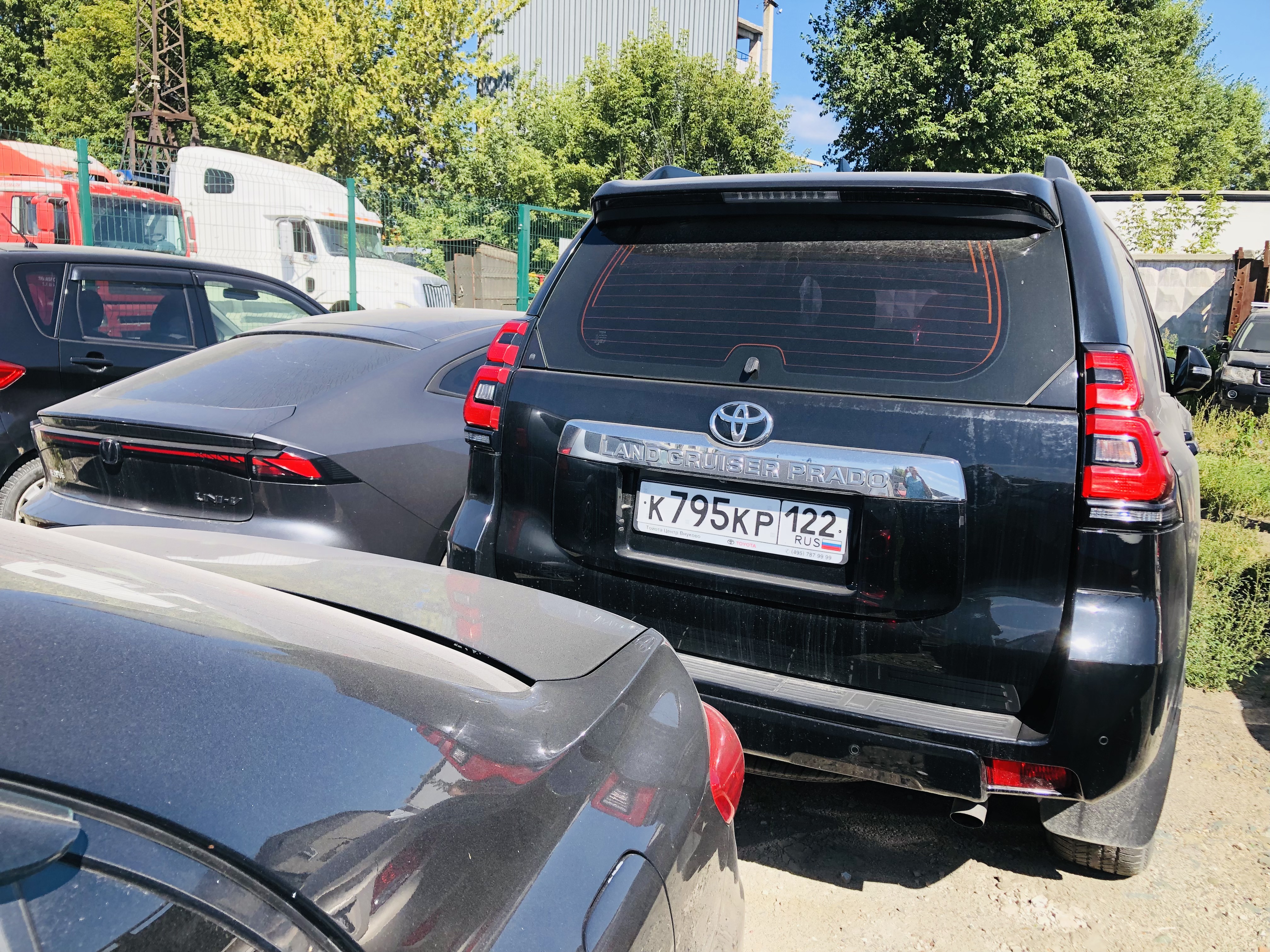 Автомобиль марки TOYOTA модель Land Cruiser 150 2018 г.в. VINномер JTEBR3FJ80K098873