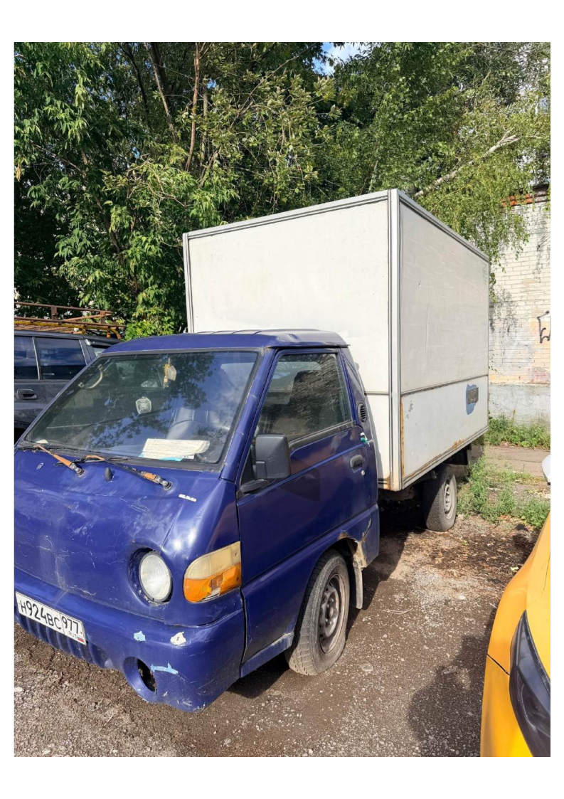 Автомобиль марки HYUNDAI модель H-100 2006 г.в. VIN-номер X894740PT60AB9457