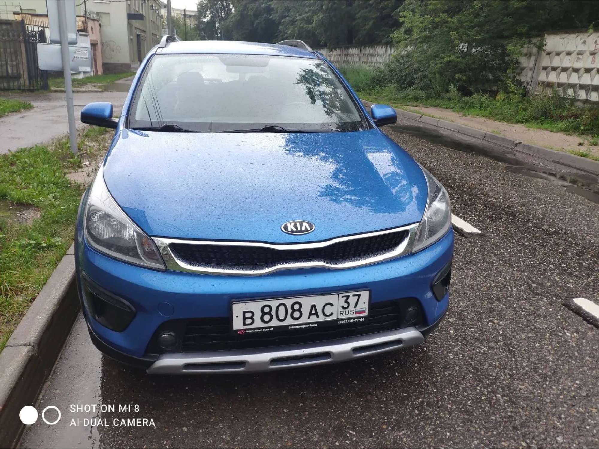 Автомобиль марки KIA модель Rio 2019 г.в. VIN-номер Z94C251ABKR054208