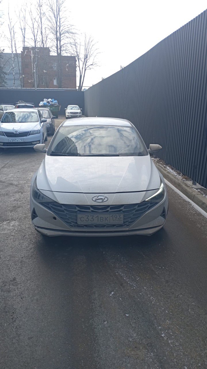 Автомобиль марки HYUNDAI модель Elantra 2021 г.в. VIN-номер XWELN41BBM0001736
