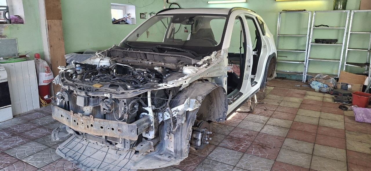 Автомобиль марки - Mazda СХ-5, 2017 года выпуска, VIN: JM3KFBCM6J0322264, цвет белый