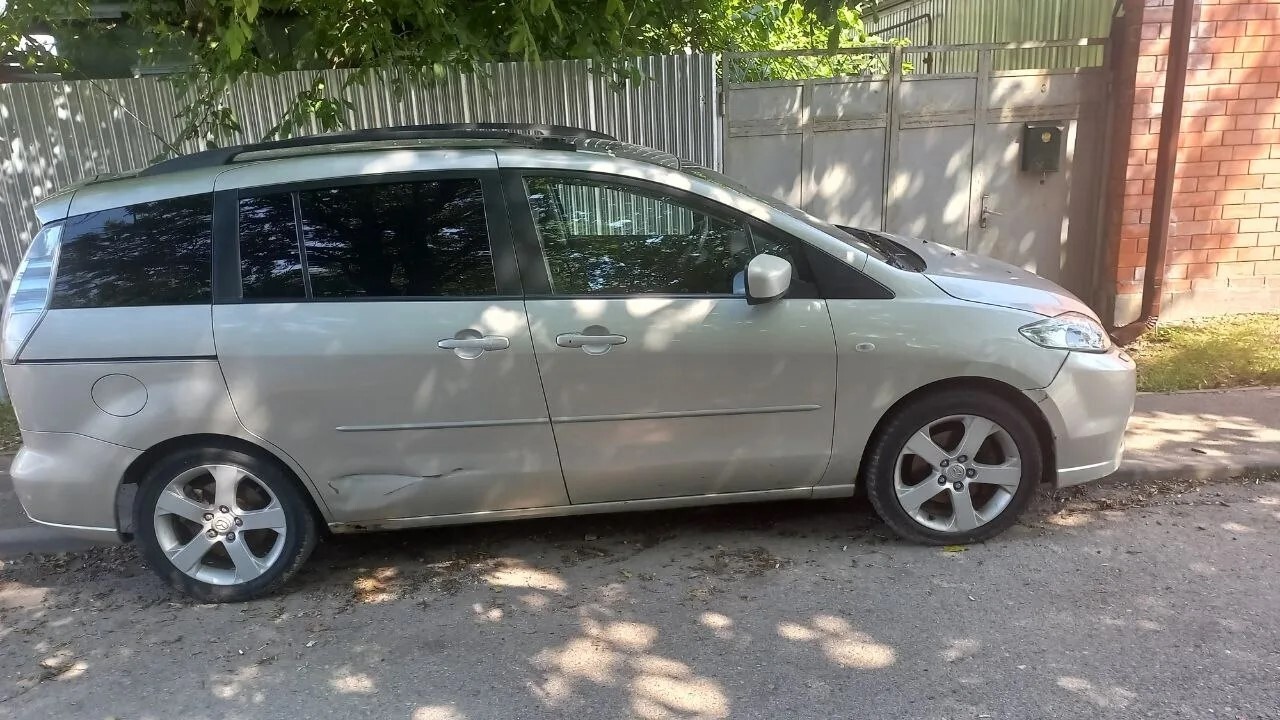 Легковой автомобиль марки: MAZDA, модели: 5, год выпуска: 2007, идентификационный номер (VIN): JMZCR19F280221397