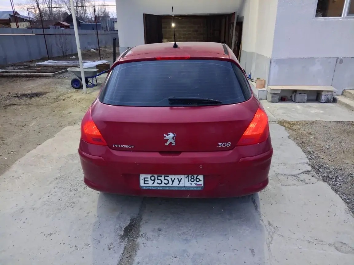 Автомобиль марки PEUGEOT модель 308 2008 г.в. VIN-номер VF34C5FWF55335026
