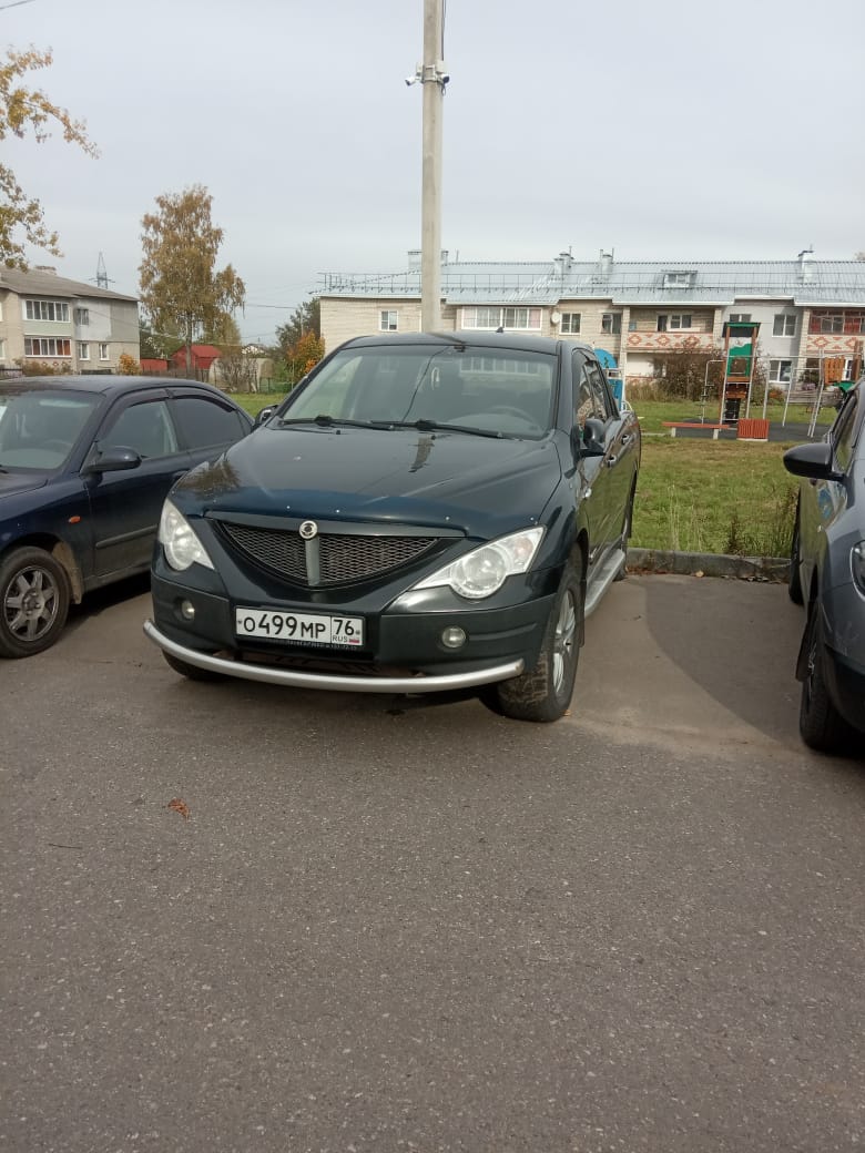 Автомобиль марки SSANG YONG модель Actyons 2011 г.в. VIN-номер Z8UCA1EKSB0001811