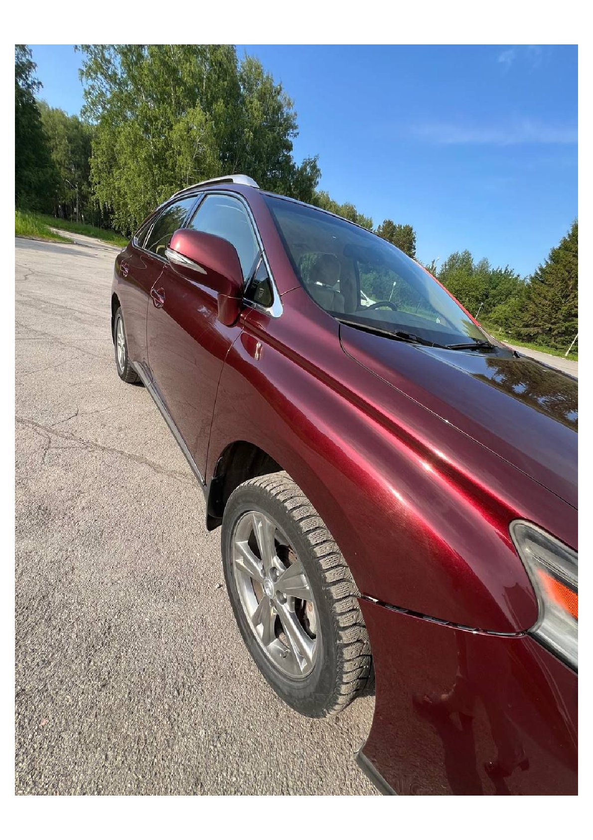 Автомобиль марки Lexus модель RX 270 2012 г.в. VIN-номер JTJZA11A502011952