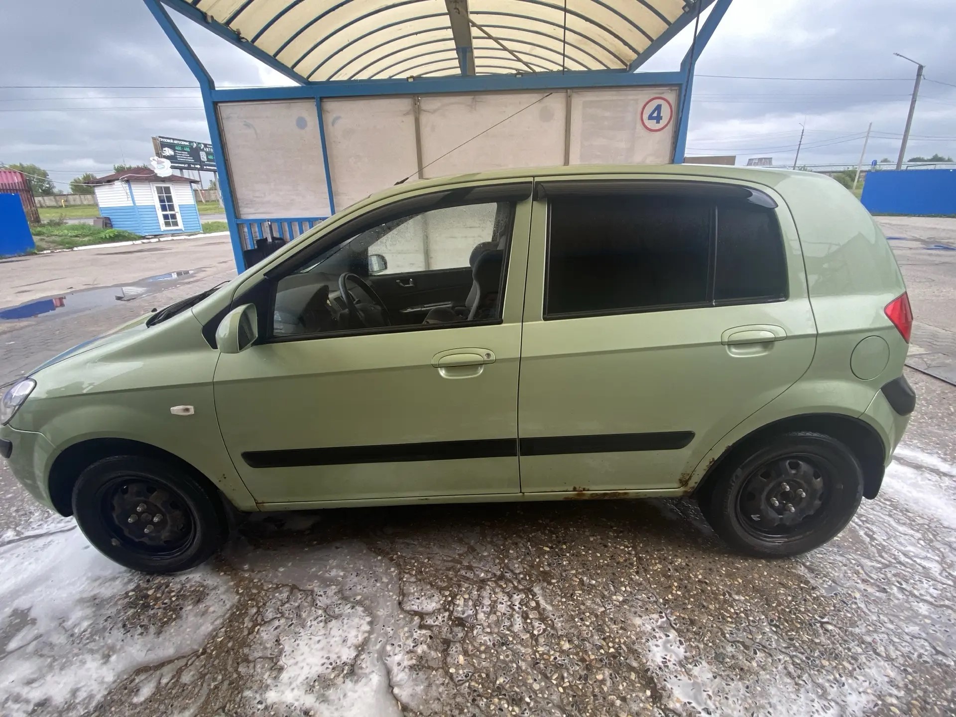 Автомобиль марки HYUNDAI модель GETZ GLS 1.4 AT 2007 г.в. VIN-номер KMHBU51DP8U741496