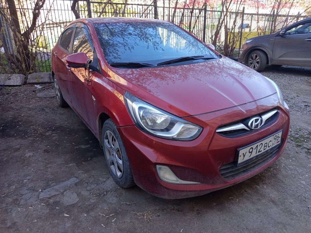 Автомобиль марки HYUNAI Solaris 2011 г.в. VIN Z94CU41DABR093230