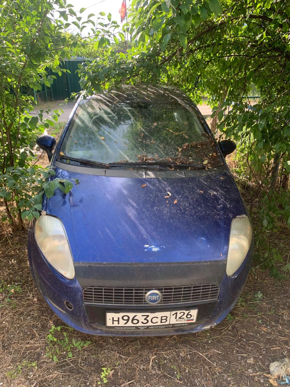 Автомобиль марки FIAT модель Grande Punto 2006 г.в. VIN-номер ZFA19900001059022