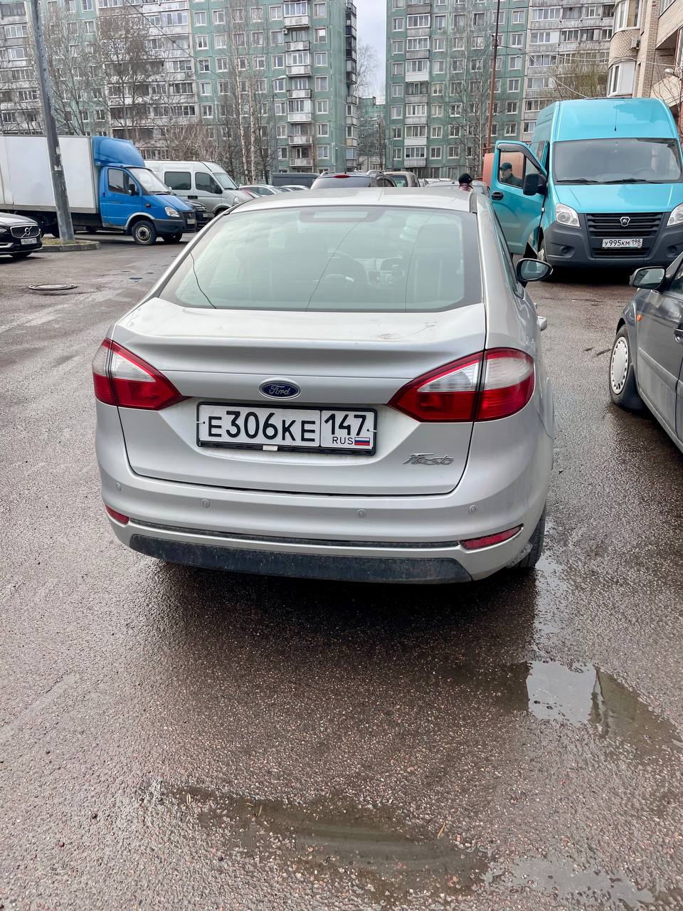 Автомобиль марки FORD модель Fiesta 2015 г.в. VIN-номер Z6F4XXECK4FS08624
