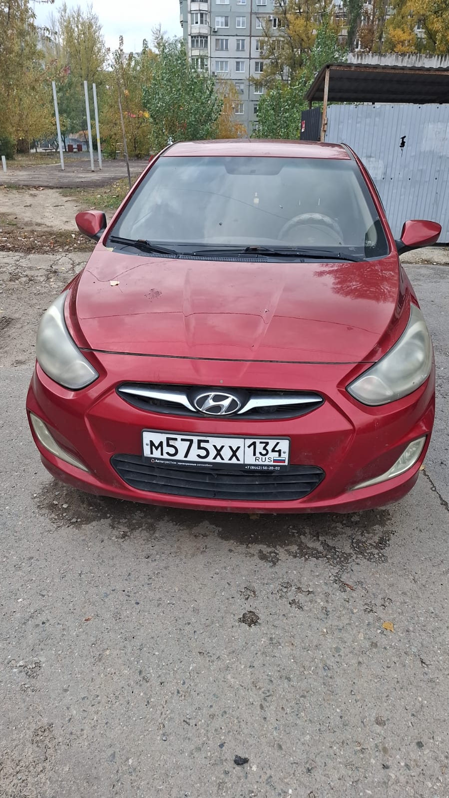 Автомобиль марки HYUNDAI модель Solaris 2014 г.в. VIN-номер Z94CT41DBDR299507