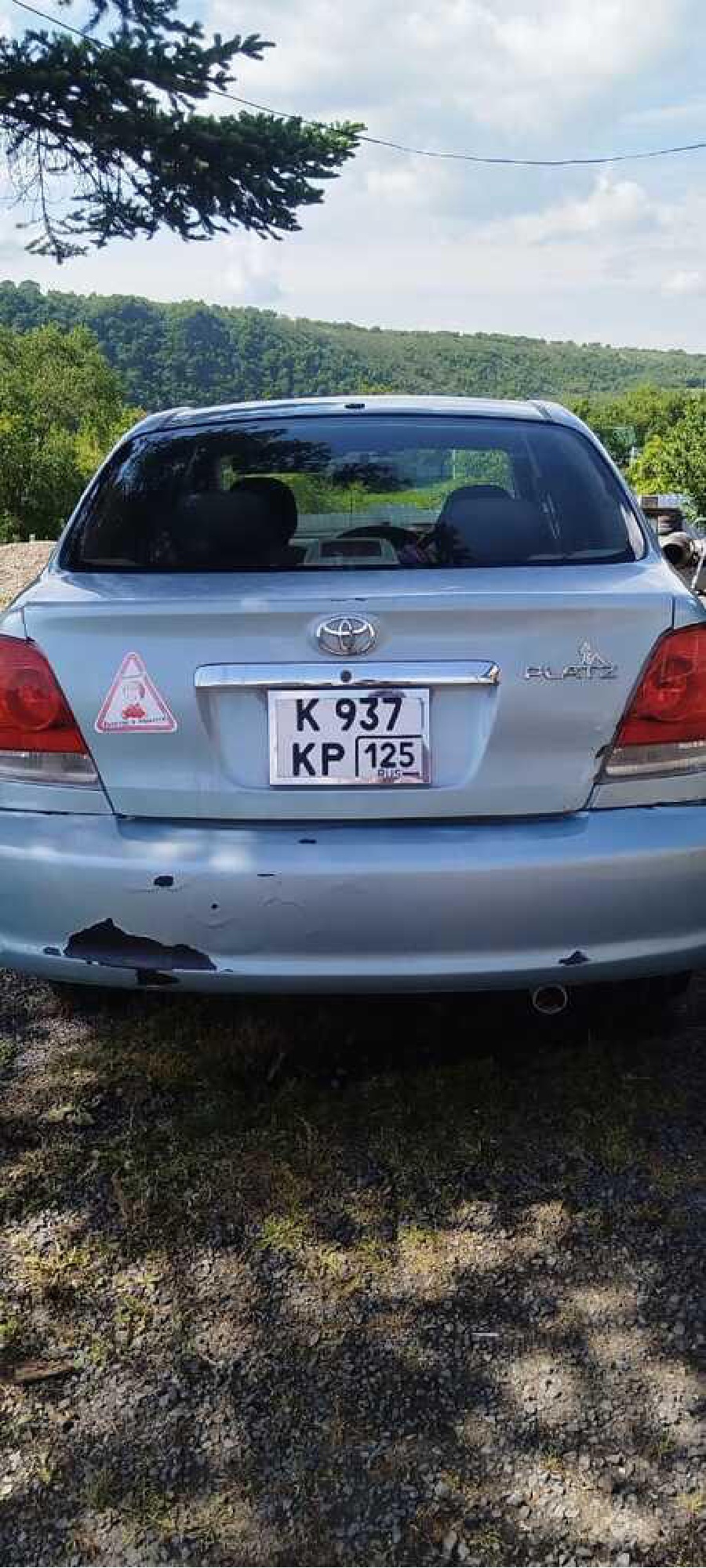Легковой автомобиль марки: TOYOTA, модели: PLATZ, год выпуска: 2002, кузов №: SCP110064095