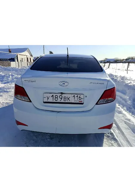 Автомобиль легковой, марка: Hyundai, модель: Solaris, VIN: Z94CT41CAFR342134, гос. рег. номер: У189ВК116, год изготовления: 2014