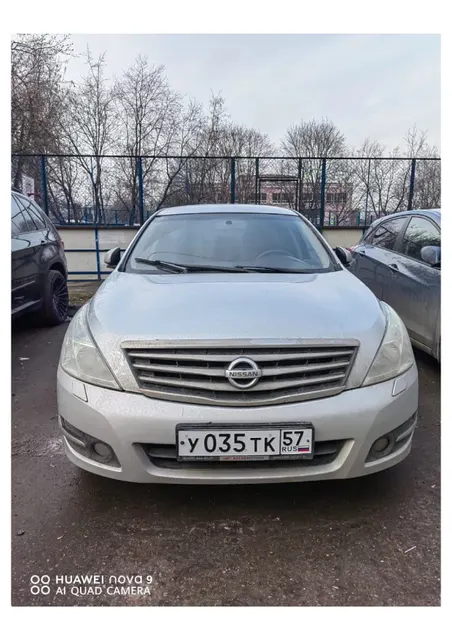 Легковой автомобиль марки: NISSAN, модели: Teana, год выпуска: 2010 г., кузов №: Z8NBBUJ32AS012009, идентификационный номер (VIN):Z8NBBUJ32AS012009