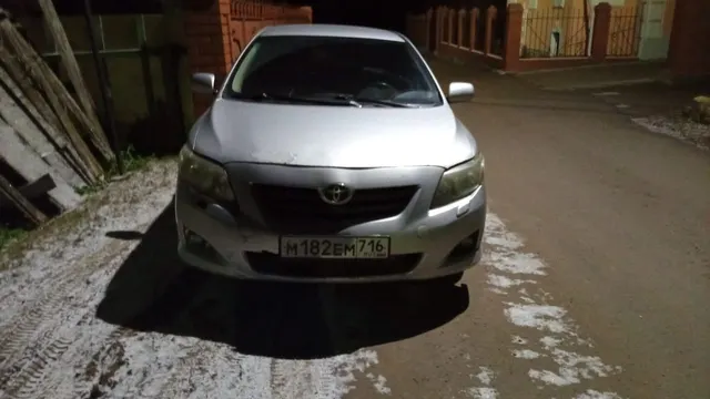 Автомобиль марки TOYOTA, модель COROLLA, 2008 г.в., VIN-номер JTNBV58E603526909