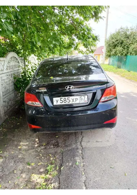 Автомобиль марки HYUNDAI Solaris 2014 г.в. VIN Z94CT41DBFR334304
