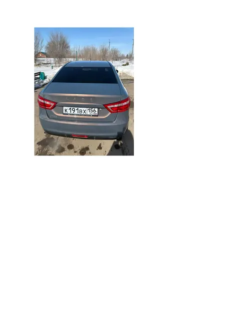 Легковой автомобиль марки: LADA, модели: GFL130 LADA Vesta, год выпуска: 2016 г., идентификационный номер (VIN): XTAGFL130GY020244