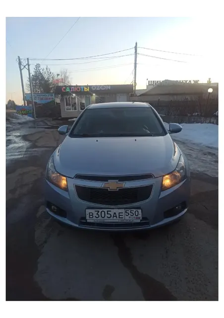 Автомобиль марки CHEVROLET модель Cruze 2012 г.в. VIN-номер XUFJA696JC3029806